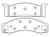 Bremsbelagsatz, Scheibenbremse Brake Pad Set:D34-776A